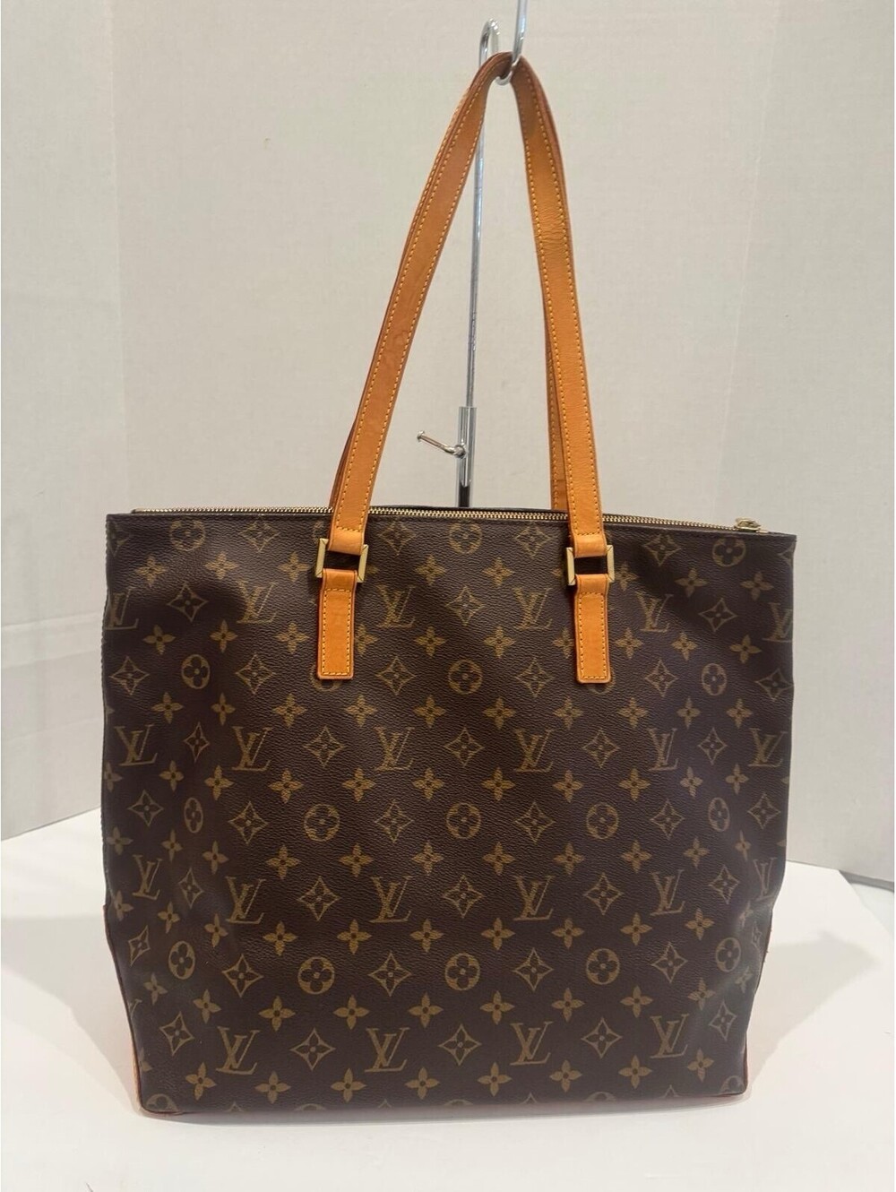 Vintage Louis Vuitton Cabas Mezzo Tote Bag — Monogram Canvas Shoulder Tote